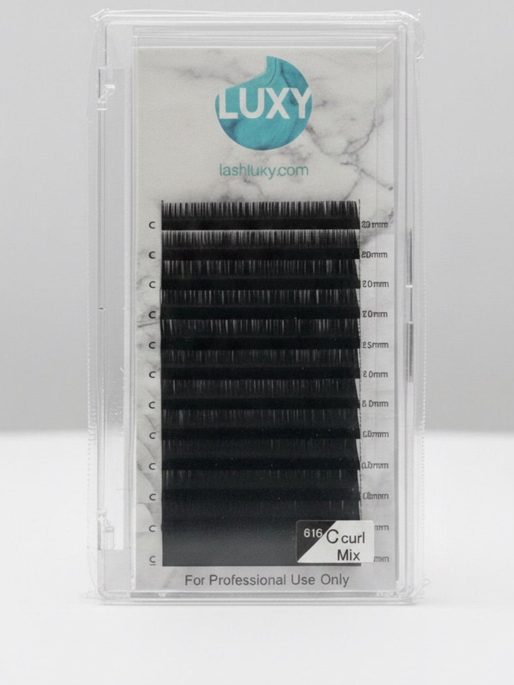 New! LUXY Individual Eyelash Extensions .15diameter/C-curl/14mm